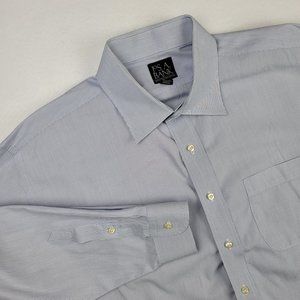 JOS. A. BANK Executive Collection Men's Shirt Button Down Long Sleeve 17.5-35